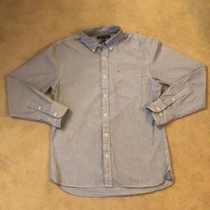 Tommy Hilfiger Men’s Button Down - Blue - Medium